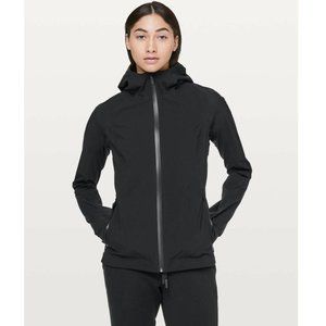 Lululemon The Rain Is Calling Waterproof Jacket II Black Size 6